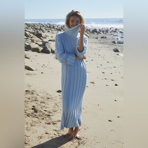 Free people Wanda Turtleneck maxi Sweater Dress